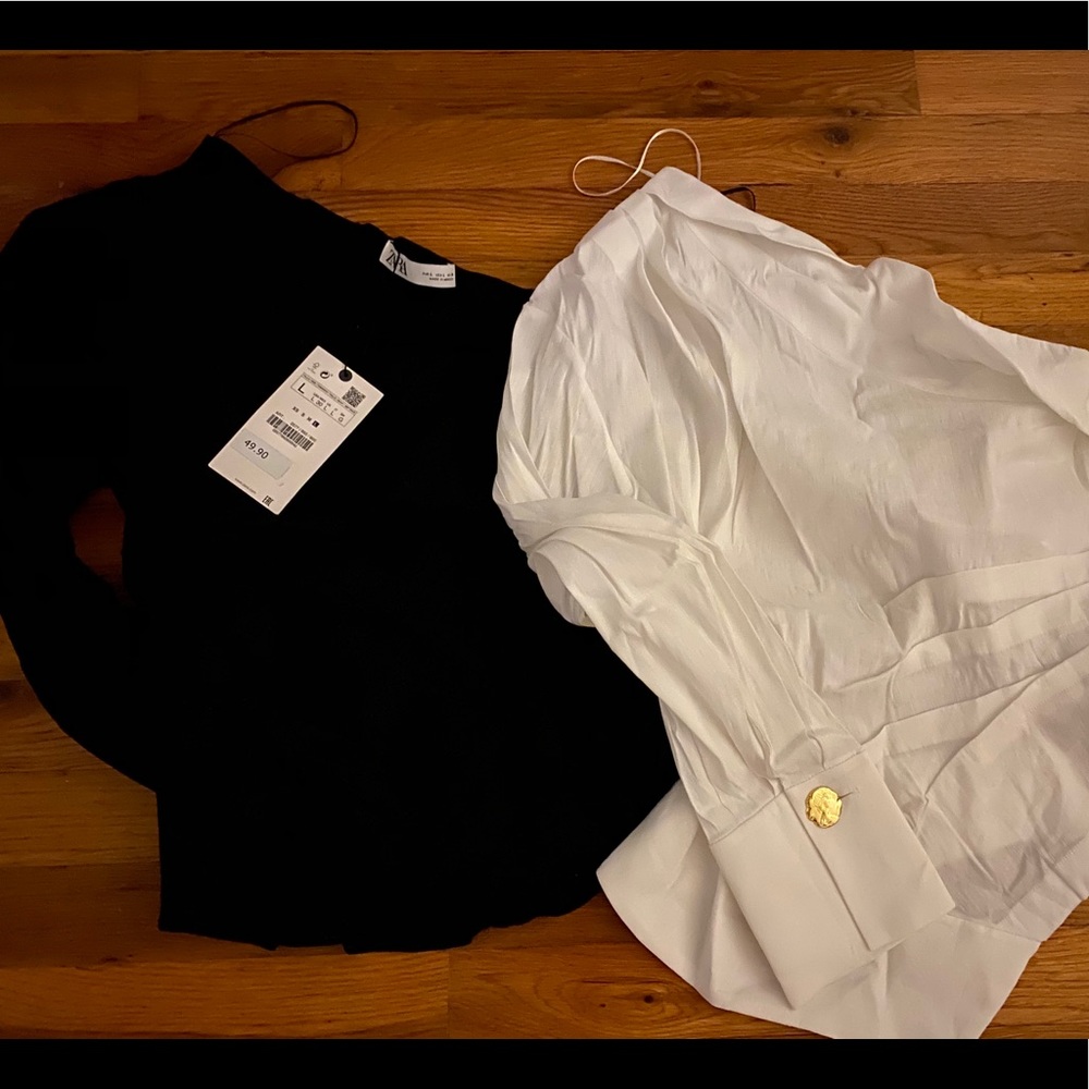 Super popular Zara asymmetrical top NWT